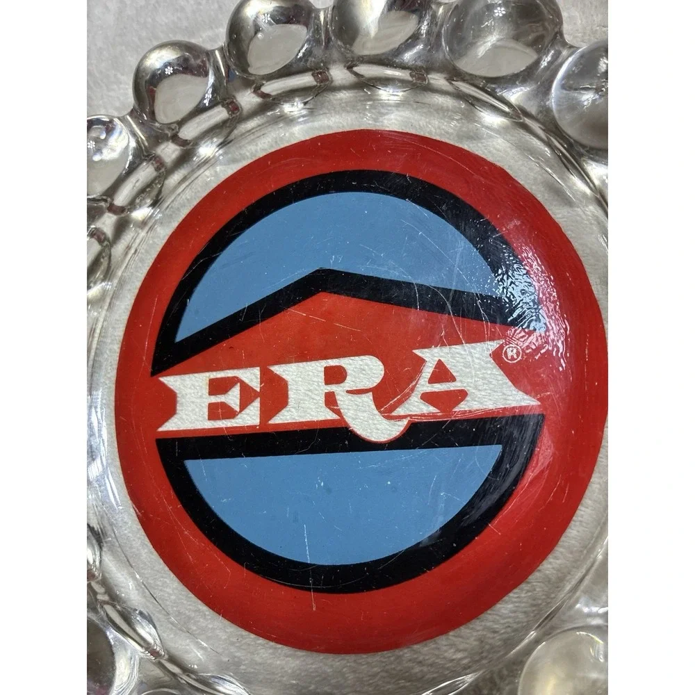 Vintage Ashtray ERA Realty Clear Glass 7